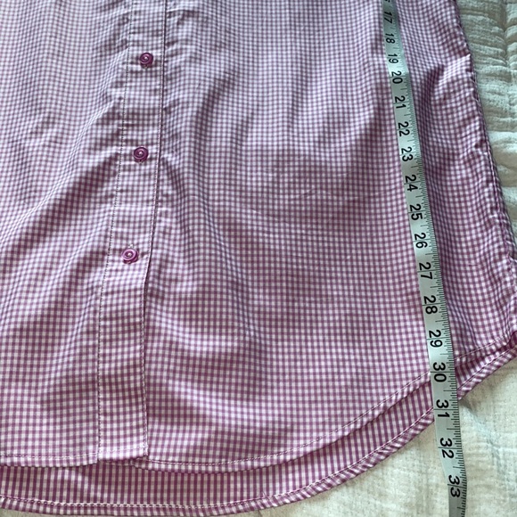 Camila Coelho Elliot Shirt Dress Pink Lilac Gingham Check Revolve Small - Picture 9 of 9